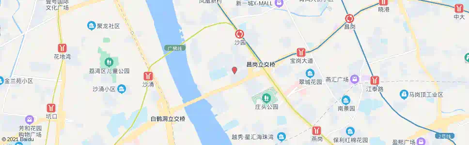 广州沙渡路(北大附中)_公交站地图_广州公交_妙搜公交查询2025