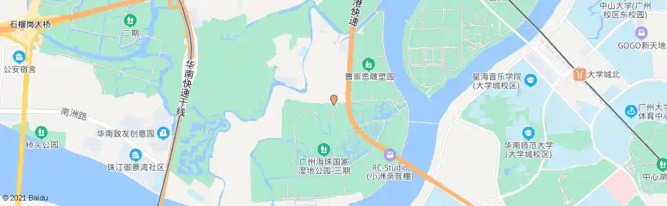 广州瀛洲生态公园_公交站地图_广州公交_妙搜公交查询2025
