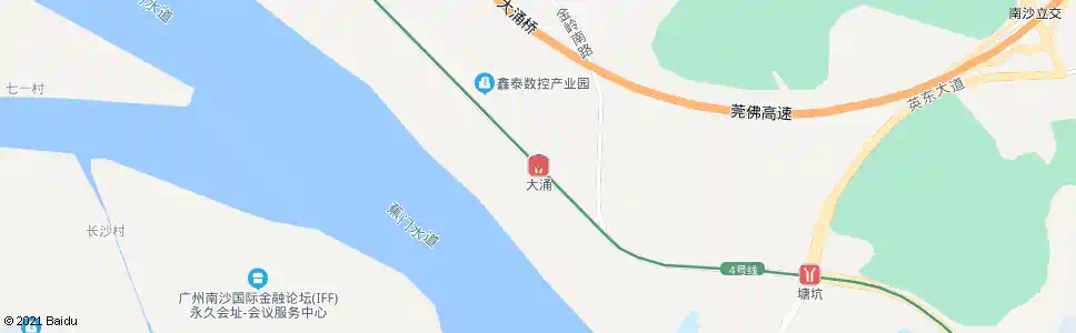 广州大涌_公交站地图_广州公交_妙搜公交查询2025