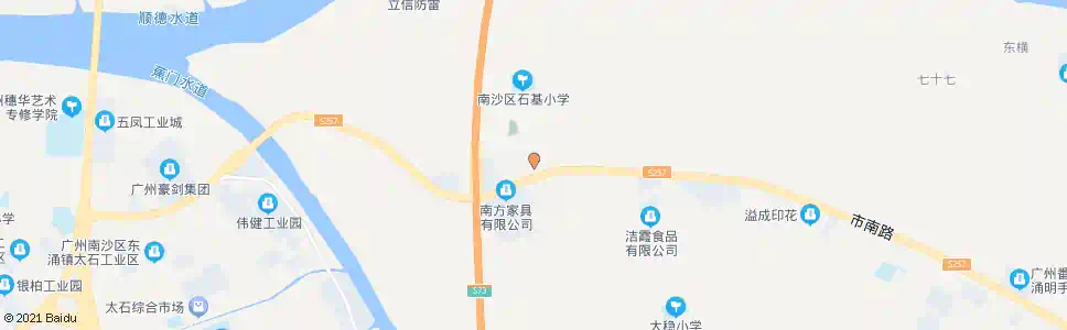 广州石基村委_公交站地图_广州公交_妙搜公交查询2025