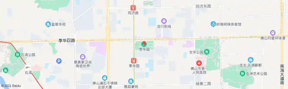 广州季华园_公交站地图_广州公交_妙搜公交查询2025