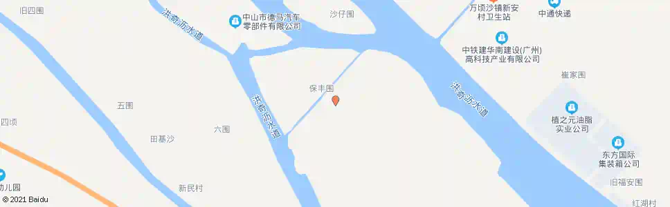 广州保丰围总站_公交站地图_广州公交_妙搜公交查询2025