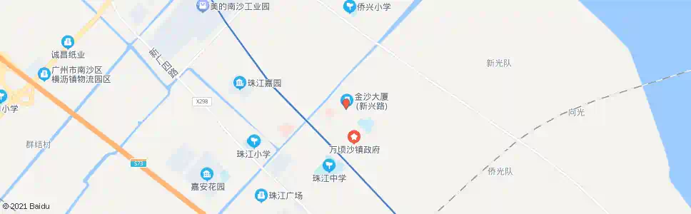 广州万顷沙公交站_公交站地图_广州公交_妙搜公交查询2025