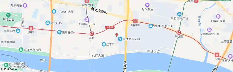 广州员村总站(美林花园)_公交站地图_广州公交_妙搜公交查询2025