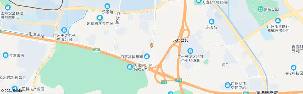 广州新桂路南_公交站地图_广州公交_妙搜公交查询2025