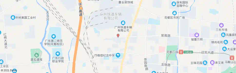 广州大华社区中心_公交站地图_广州公交_妙搜公交查询2025