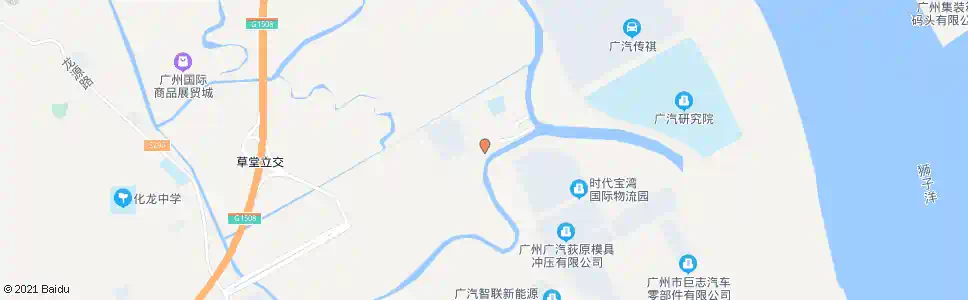 广州复甦B_公交站地图_广州公交_妙搜公交查询2025