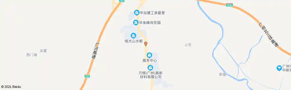广州三迳村_公交站地图_广州公交_妙搜公交查询2025