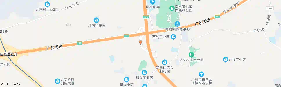 广州丰岗收费站_公交站地图_广州公交_妙搜公交查询2025