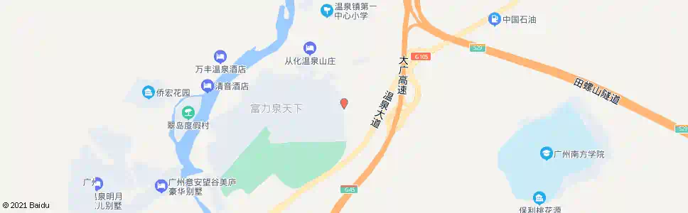 广州富力泉天下_公交站地图_广州公交_妙搜公交查询2025
