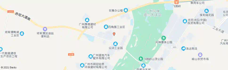 广州车城路口_公交站地图_广州公交_妙搜公交查询2025