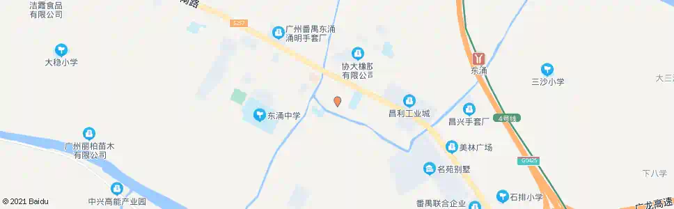广州濠涌风情街_公交站地图_广州公交_妙搜公交查询2025