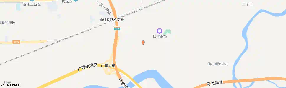 广州仙村车站_公交站地图_广州公交_妙搜公交查询2025