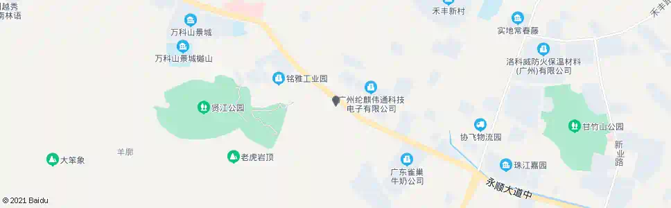 广州贤江村总站_公交站地图_广州公交_妙搜公交查询2025
