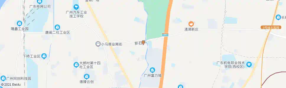广州松园街北_公交站地图_广州公交_妙搜公交查询2025