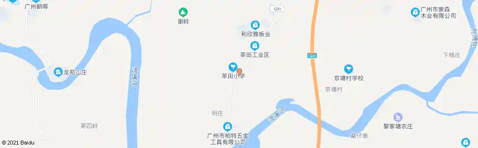 广州莘田小学_公交站地图_广州公交_妙搜公交查询2025