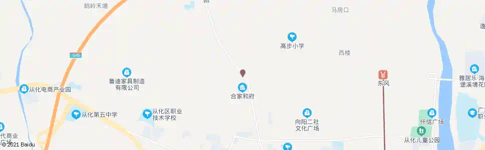 广州高步村_公交站地图_广州公交_妙搜公交查询2025