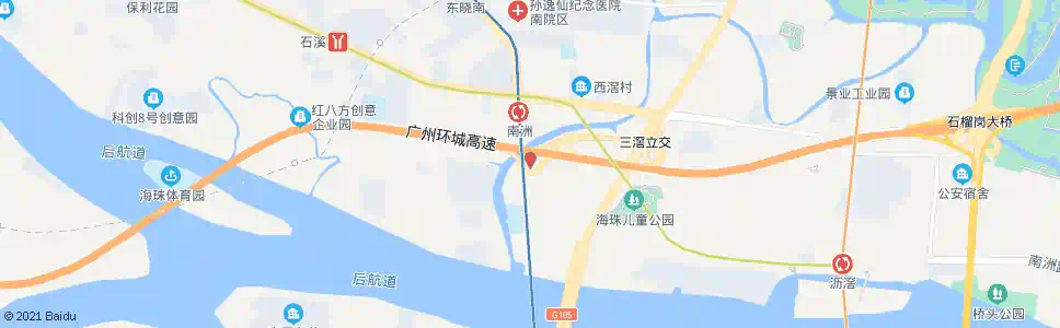 广州康师傅_公交站地图_广州公交_妙搜公交查询2025