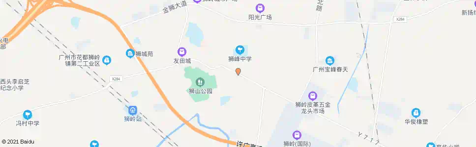 广州雄狮东路_公交站地图_广州公交_妙搜公交查询2025