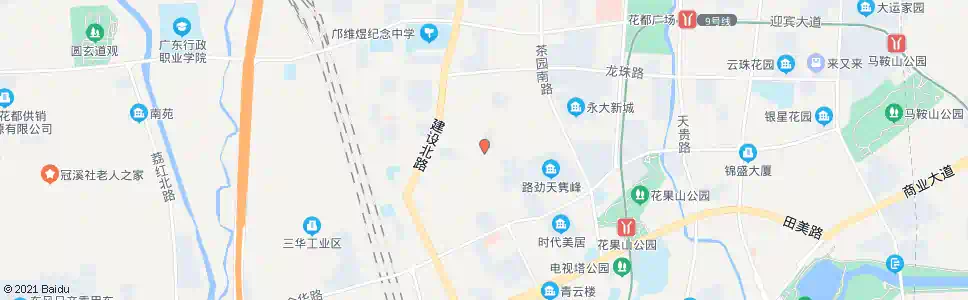广州花城北路_公交站地图_广州公交_妙搜公交查询2025