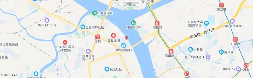 广州省航芳村码头_公交站地图_广州公交_妙搜公交查询2025