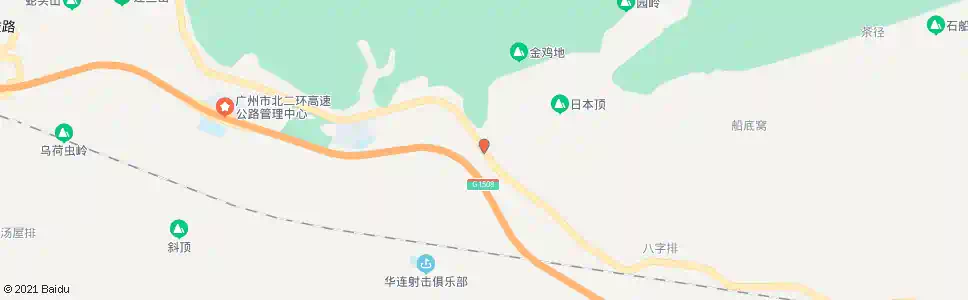 广州白山村_公交站地图_广州公交_妙搜公交查询2025