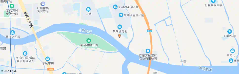 广州雁洲村_公交站地图_广州公交_妙搜公交查询2025