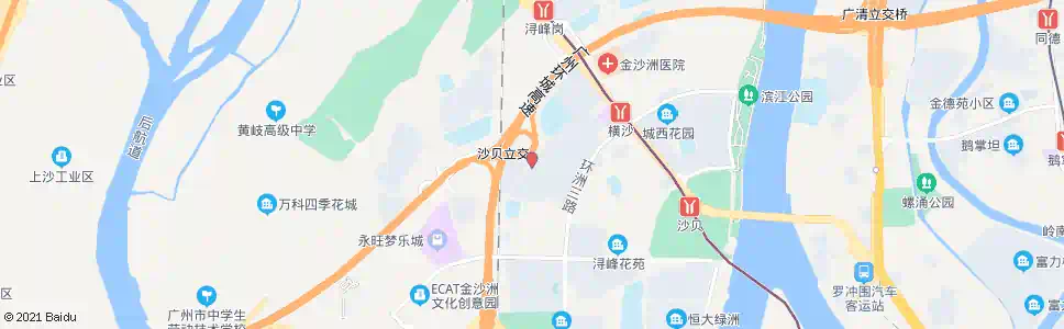 广州礼传三街_公交站地图_广州公交_妙搜公交查询2025