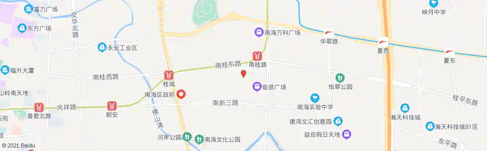 广州花苑广场(南桂路地铁站)_公交站地图_广州公交_妙搜公交查询2025