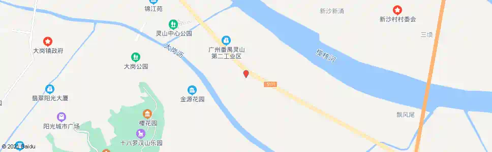 广州鸿财站_公交站地图_广州公交_妙搜公交查询2025