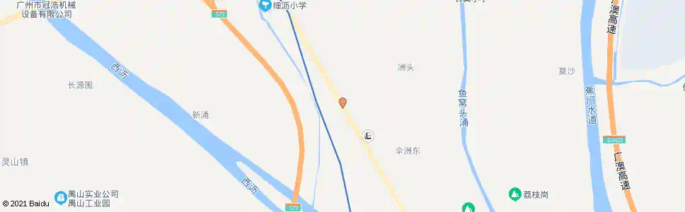 广州细沥村_公交站地图_广州公交_妙搜公交查询2025