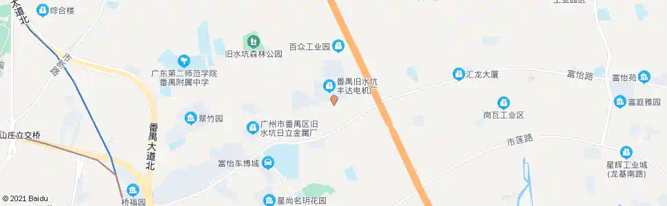 广州电机厂_公交站地图_广州公交_妙搜公交查询2025