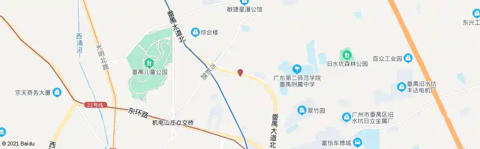 广州甘棠村_公交站地图_广州公交_妙搜公交查询2025