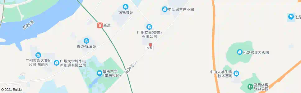 广州广州立白公司_公交站地图_广州公交_妙搜公交查询2025