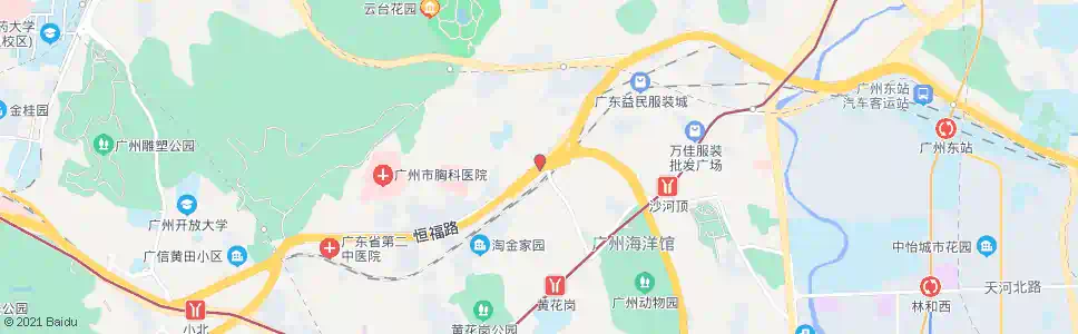 广州恒福路_公交站地图_广州公交_妙搜公交查询2025