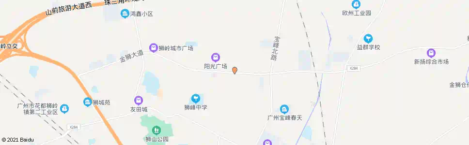 广州阳光路口_公交站地图_广州公交_妙搜公交查询2025