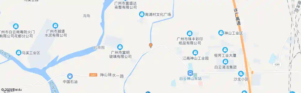 广州雄丰村_公交站地图_广州公交_妙搜公交查询2025