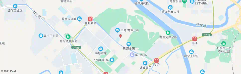 广州君兰江山_公交站地图_广州公交_妙搜公交查询2025