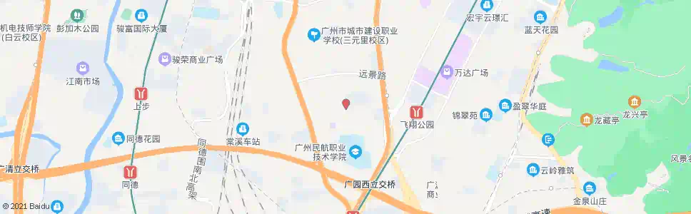 广州心谊路_公交站地图_广州公交_妙搜公交查询2025