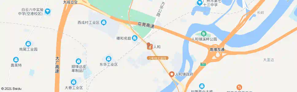 广州人和墟_公交站地图_广州公交_妙搜公交查询2025