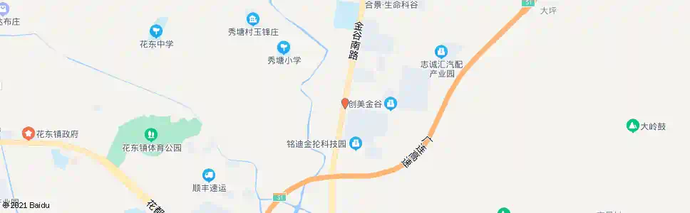 广州金谷南路_公交站地图_广州公交_妙搜公交查询2025