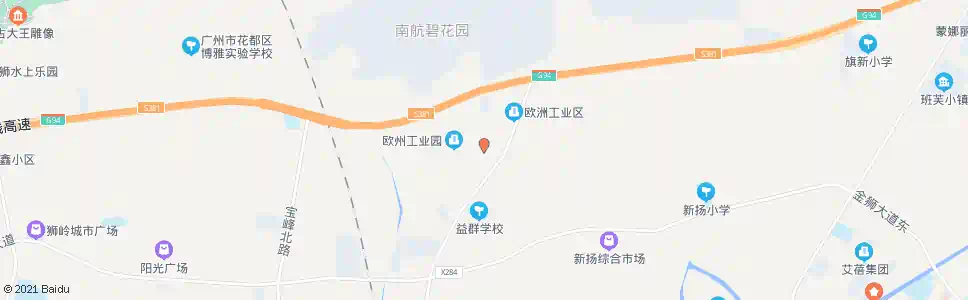广州平东社_公交站地图_广州公交_妙搜公交查询2025