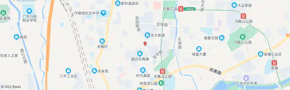 广州居雅装饰城_公交站地图_广州公交_妙搜公交查询2025