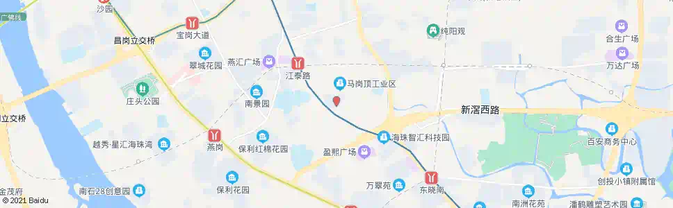 广州岗联_公交站地图_广州公交_妙搜公交查询2025