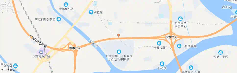 广州东沙工业园总站_公交站地图_广州公交_妙搜公交查询2025