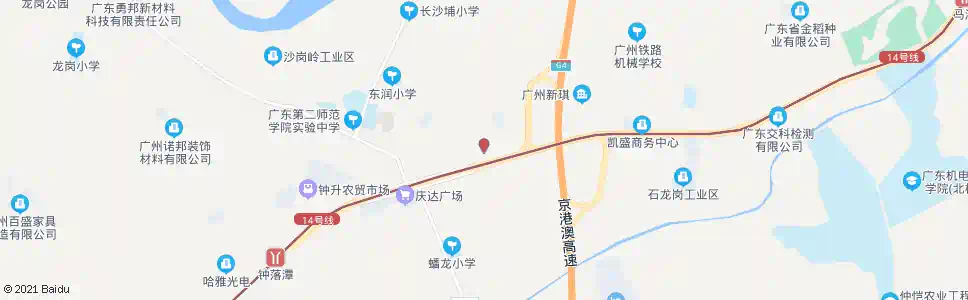 广州钟落潭车站_公交站地图_广州公交_妙搜公交查询2025