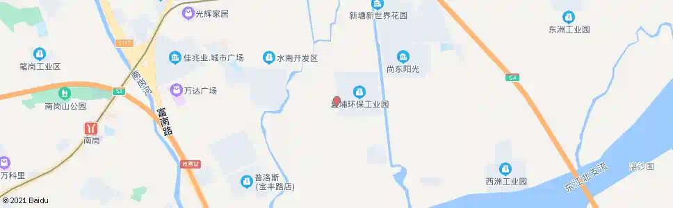广州夏埔村_公交站地图_广州公交_妙搜公交查询2025