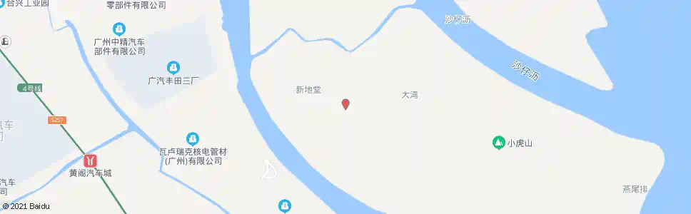 广州小虎村_公交站地图_广州公交_妙搜公交查询2025