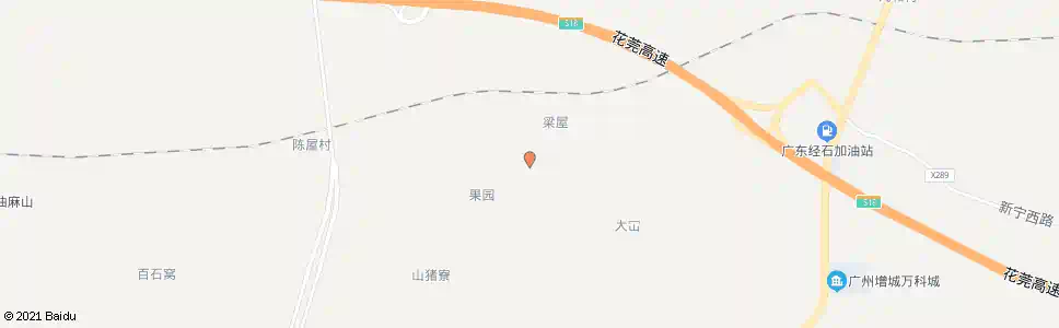 广州大心田村_公交站地图_广州公交_妙搜公交查询2025