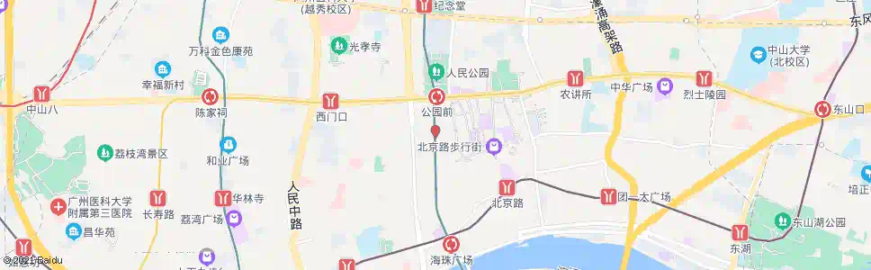 广州起义路_公交站地图_广州公交_妙搜公交查询2025